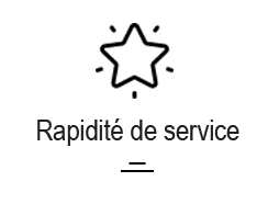 rapidité de service