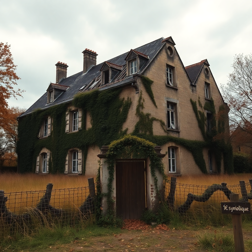 manoir à vendre 1 euro symbolique