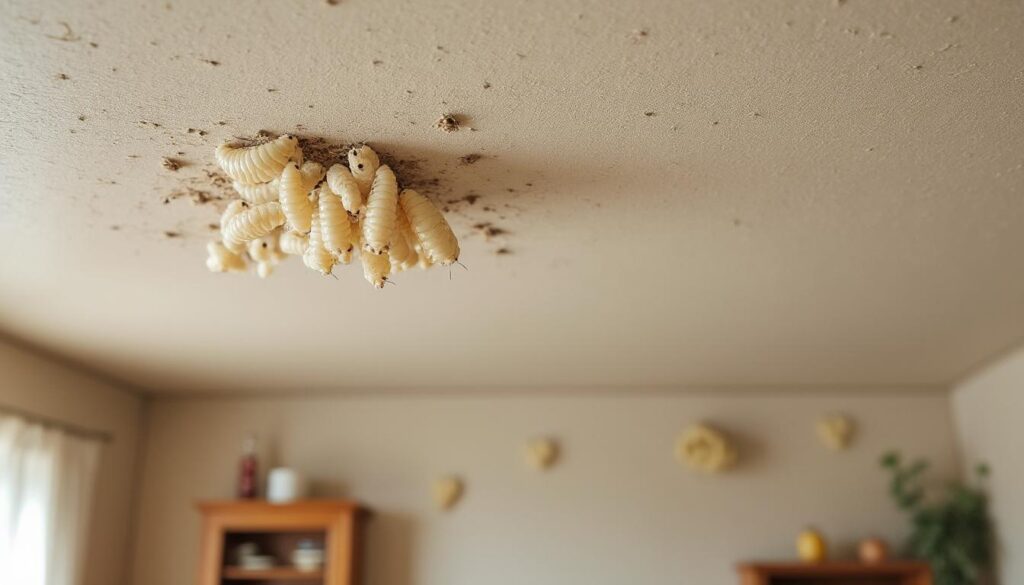 découvrez les causes des larves de mites au plafond et apprenez des méthodes efficaces pour vous en débarrasser rapidement et durablement.