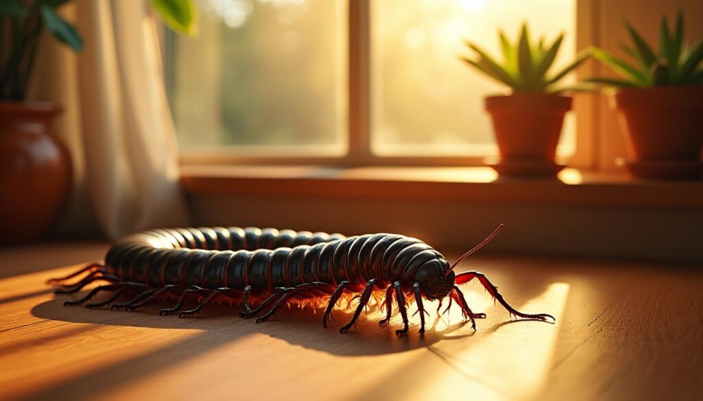 découvrez la signification et le message spirituel du mille-pattes dans la maison, symbole de protection, d'adaptabilité et de transformation.