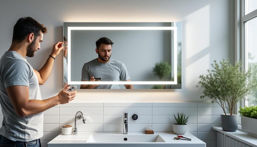 découvrez notre guide simple et rapide pour changer la led de votre miroir de salle de bain. suivez nos conseils pratiques pour un éclairage optimal et une installation facile.