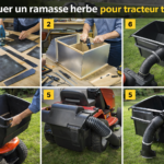 Fabriquer un ramasse herbe pour tracteur tondeuse étape par étape